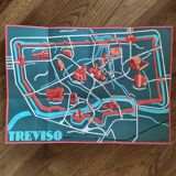 Map of the city of Treviso / Italy
