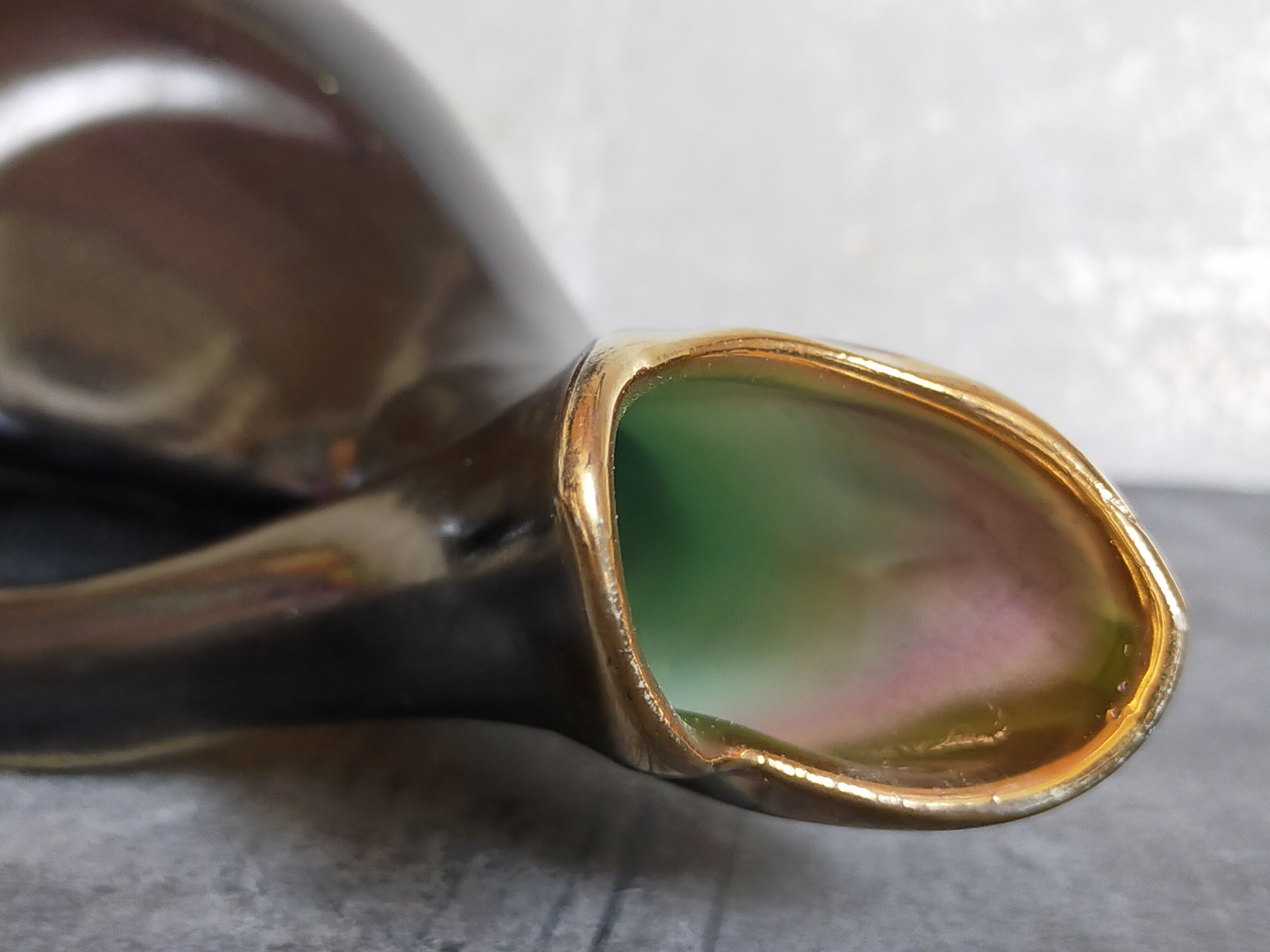 Soliflore vintage ceramic freeform