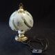 Tiffany style table lamp vintage floral motifs