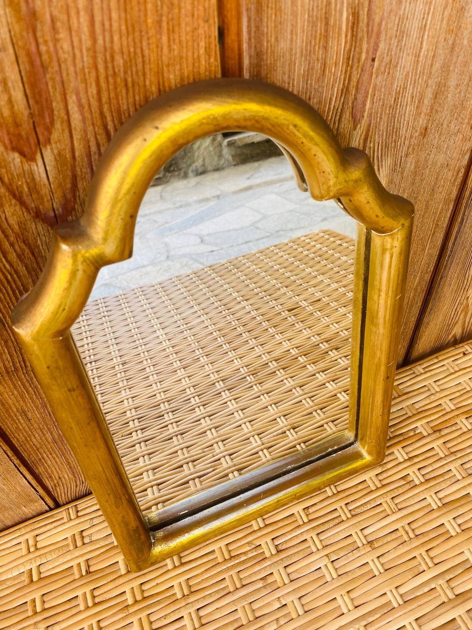 Antique gold mirror 32x22cm