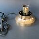 Vintage Limburg table lamp in bubbled glass and brass base