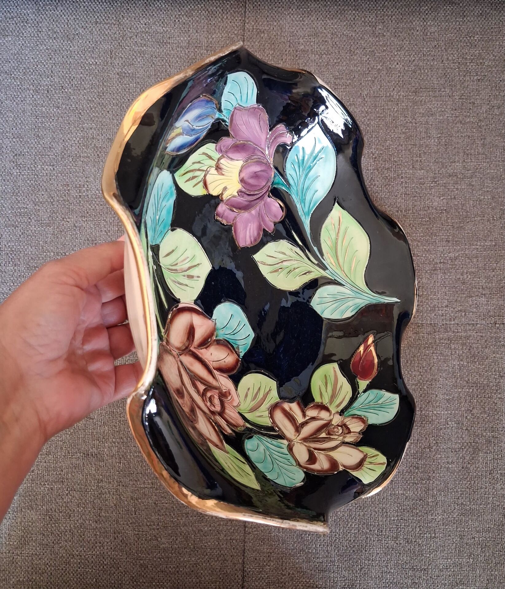 Plate / Bowl Vallauris Vintage 50s/60s – Floral Decor &