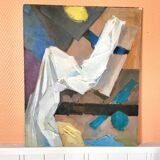 Oil on panel 70s