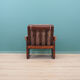 Fauteuil en cuir, design danois, années 1960, fabriqué par Genega Møbler