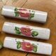 Ceramic knife holder with flower decor