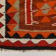 Tapis Kilim 3x10 Orange citrouille 93x308 cm