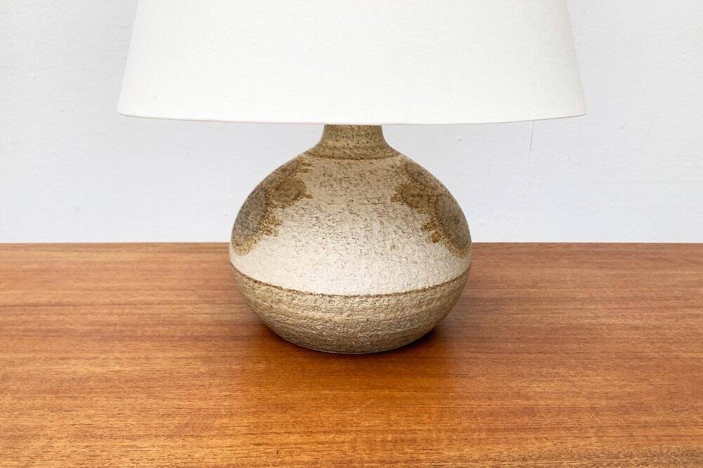 Mid-century Danish ceramic table lamp by Søholm, 1960s.