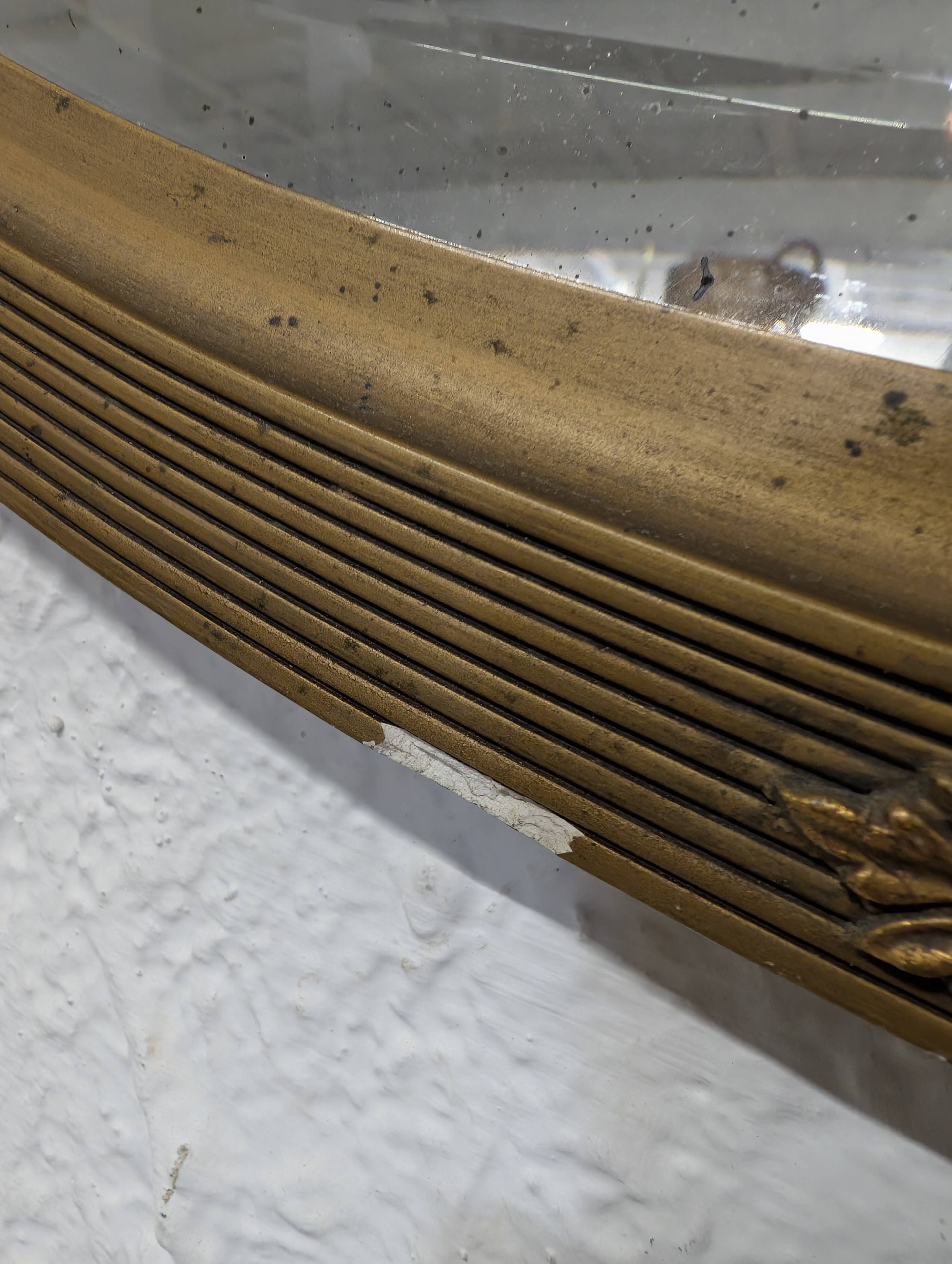 Art Deco Oval Mirror