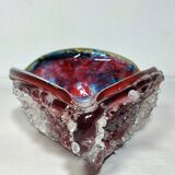 Cenicero de cristal de Murano. Italia, 1980s