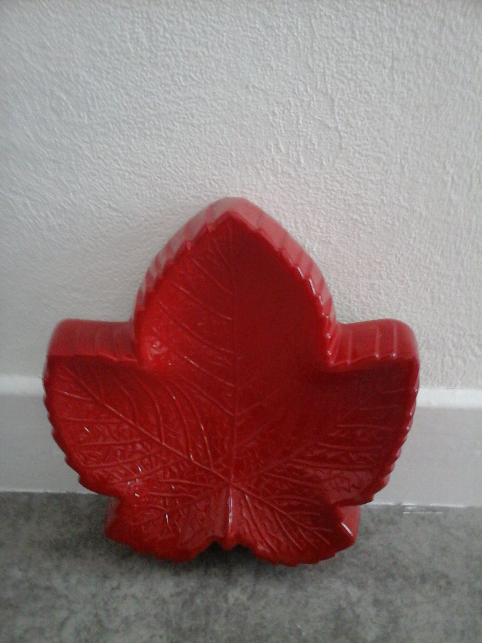 Vide-poche feuille vintage