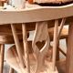 Rustic style chair in raw solid pine with heart.