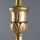 Antique carved and gilded wooden candelabrum, Italy, 19th century.