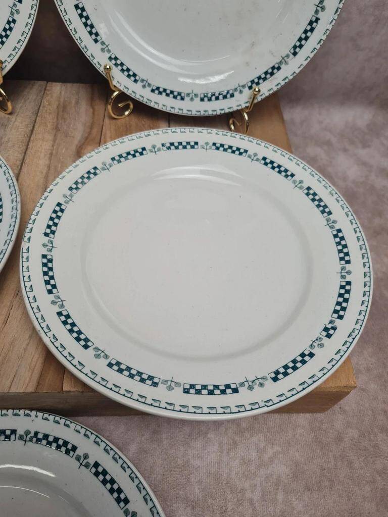 Set of 5 ironstone plates Gien model Sophia 💚