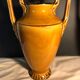 Pair of Orchies Art Deco Vases with silhouette style Fawn decoration