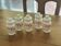 5 vintage opaline spice pots by Ariel