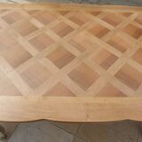 Extendable walnut table Louis XV style – Totally restored