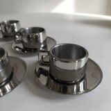 Service de 5 tasses à café en inox STO casalinghi