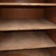 Sorting wood locker cabinet with Vintage labels