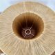 Teakwood and Raffia Bast Pendant Lamp by Temde