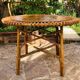 Table basse en rotin