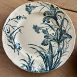 Set of 5 dessert plates Terre de fer Jules Vieillard