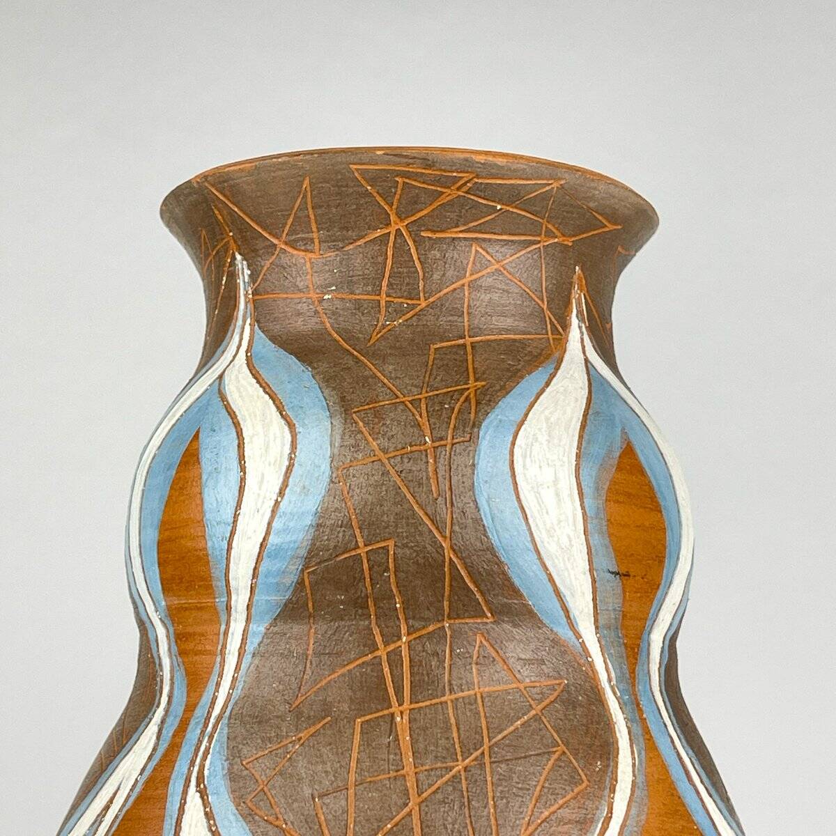 Vintage ceramic vase, Italy, 1974