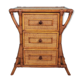 Rattan bedside