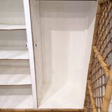 Rattan wardrobe