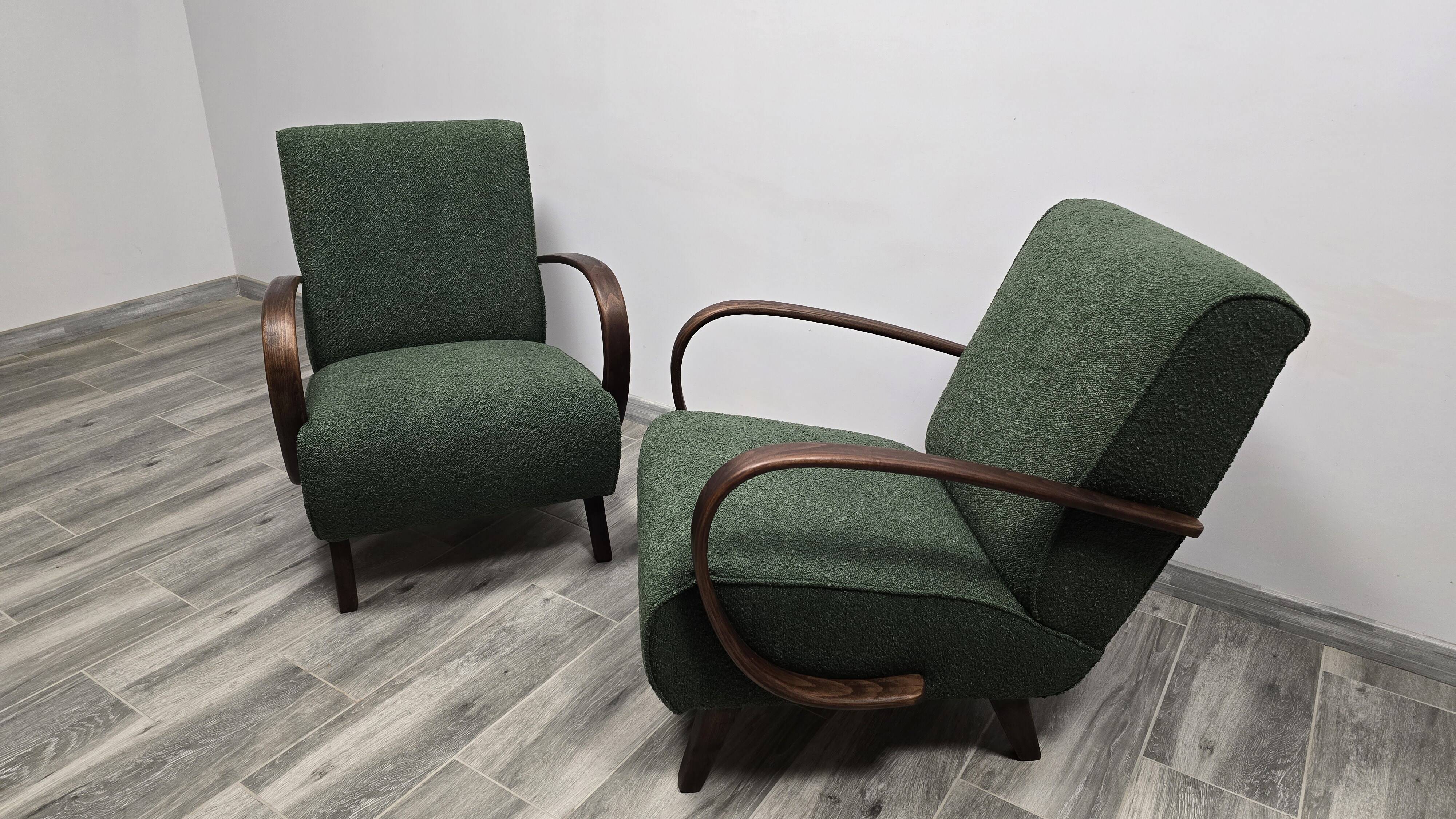 Armchairs by Jindrich Halabala, 1940s