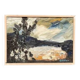 Swedish Oil on Panel “Abstract” by G. Hulten Signed Vintage & Framed 35×24cm