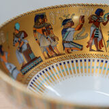 Kaiser "Theben" set of 2 porcelain vases, Egyptian motif.