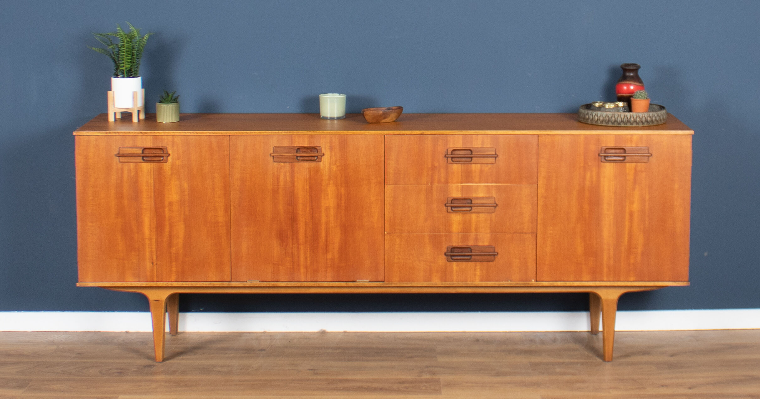 Enfilade danoise teck mid century 1960s