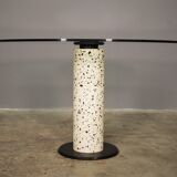Round table with glass surface