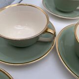 Service à thé et café Villeroy et Boch en porcelaine vert d’eau