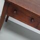 Vintage English Rustic Farmhouse Beech Side Table, 1950s