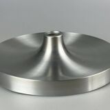 60s 70s Discus wall lamp Teka silver space age design aluminum metal