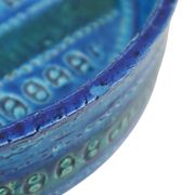 Aldo Londi pour Bitossi Ceramics Cendrier Vide Poche Rimini Bleu