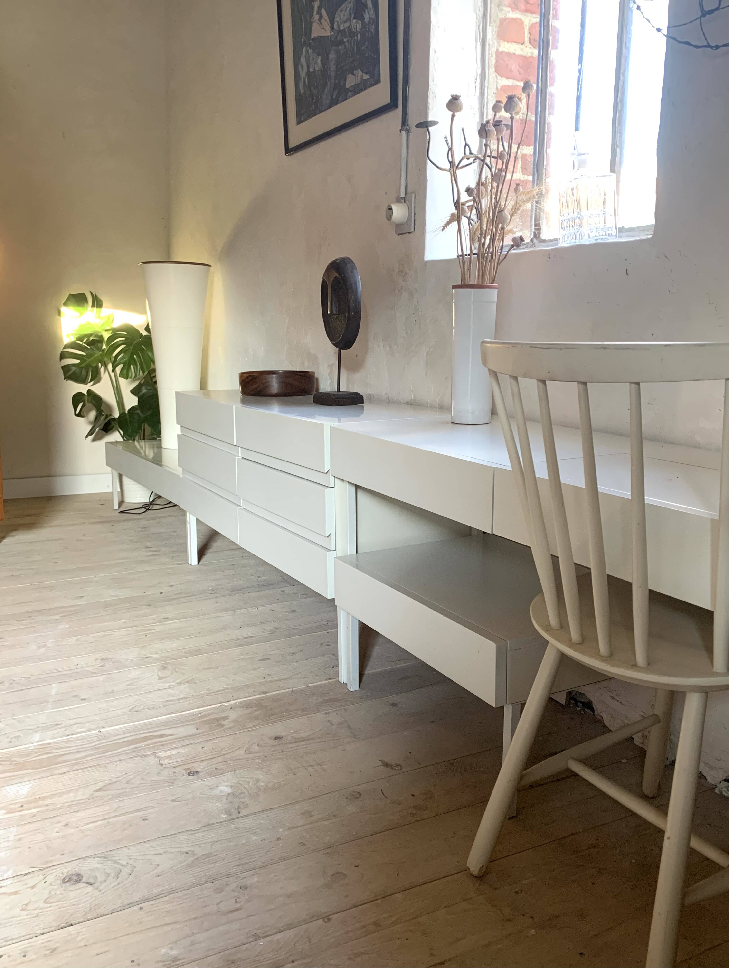 Table chevet bout de canapé vintage Interlubke