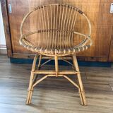 Rattan armchair