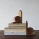 Étagères en bois de style mid-century moderne, années 1960, ensemble de 2