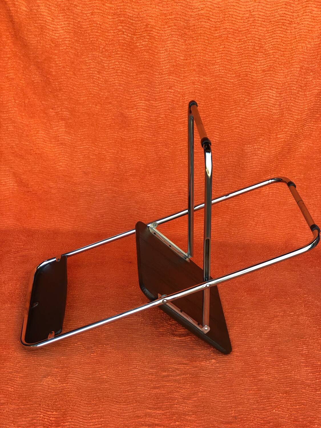 SET OF 2 VINTAGE FOLDING CHAIRS 1970 SKAI BROWN