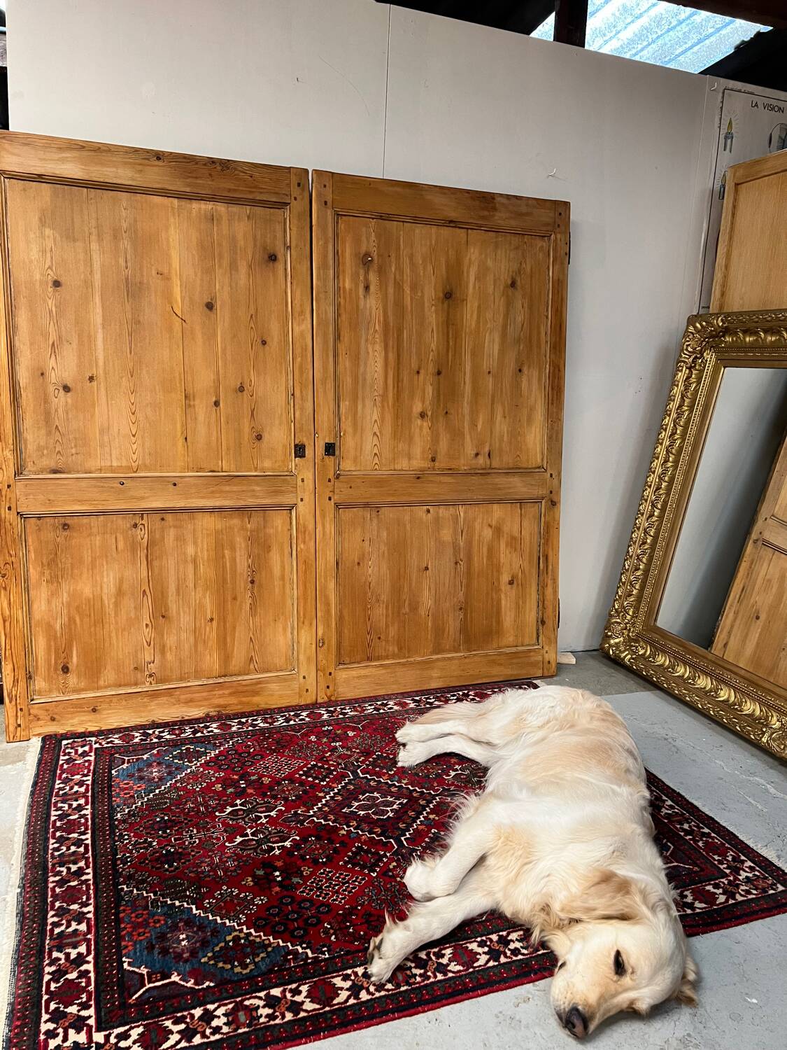 Old interior carpentry doors