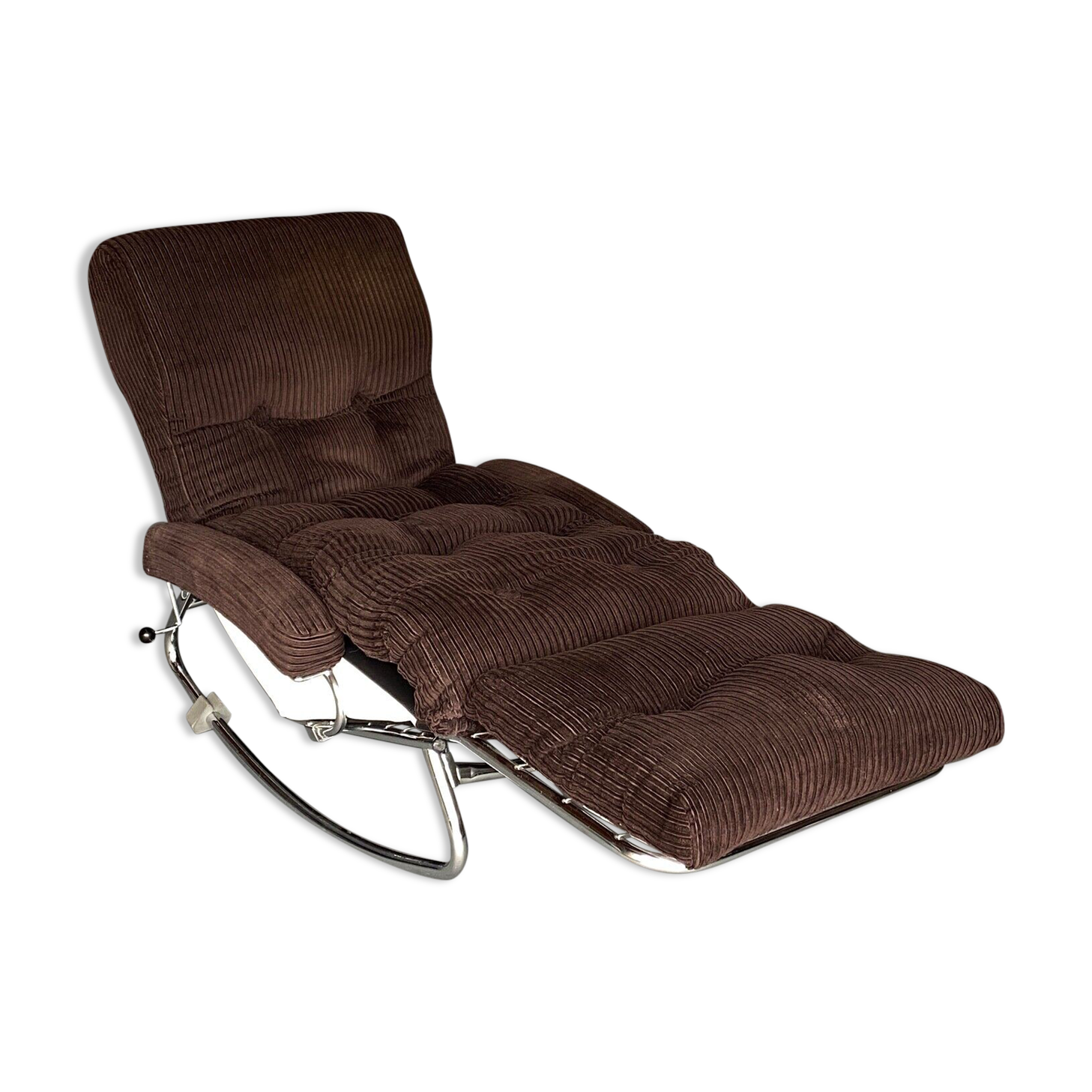 Chaise longue armchair rocking by lama 1970