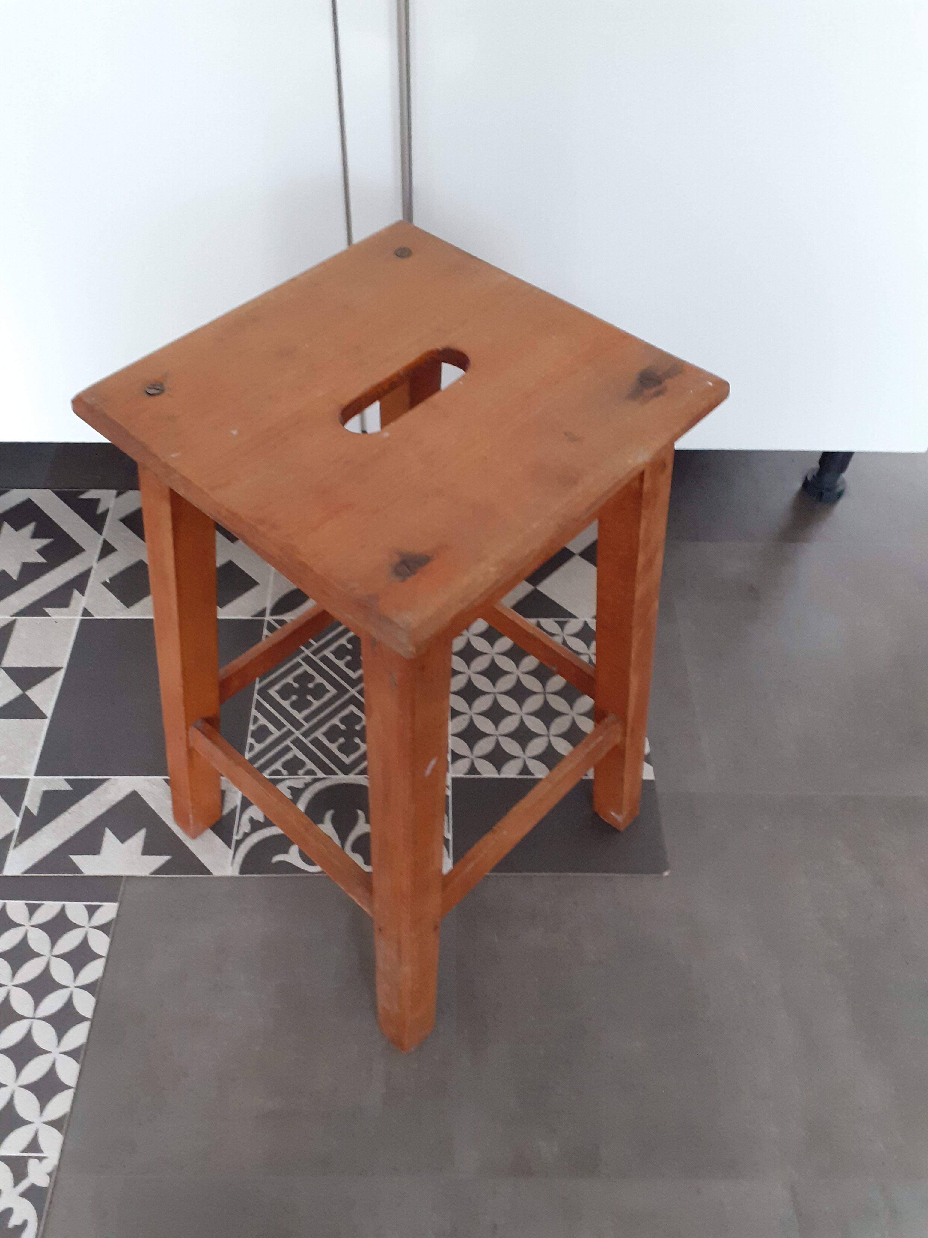 Wooden stool