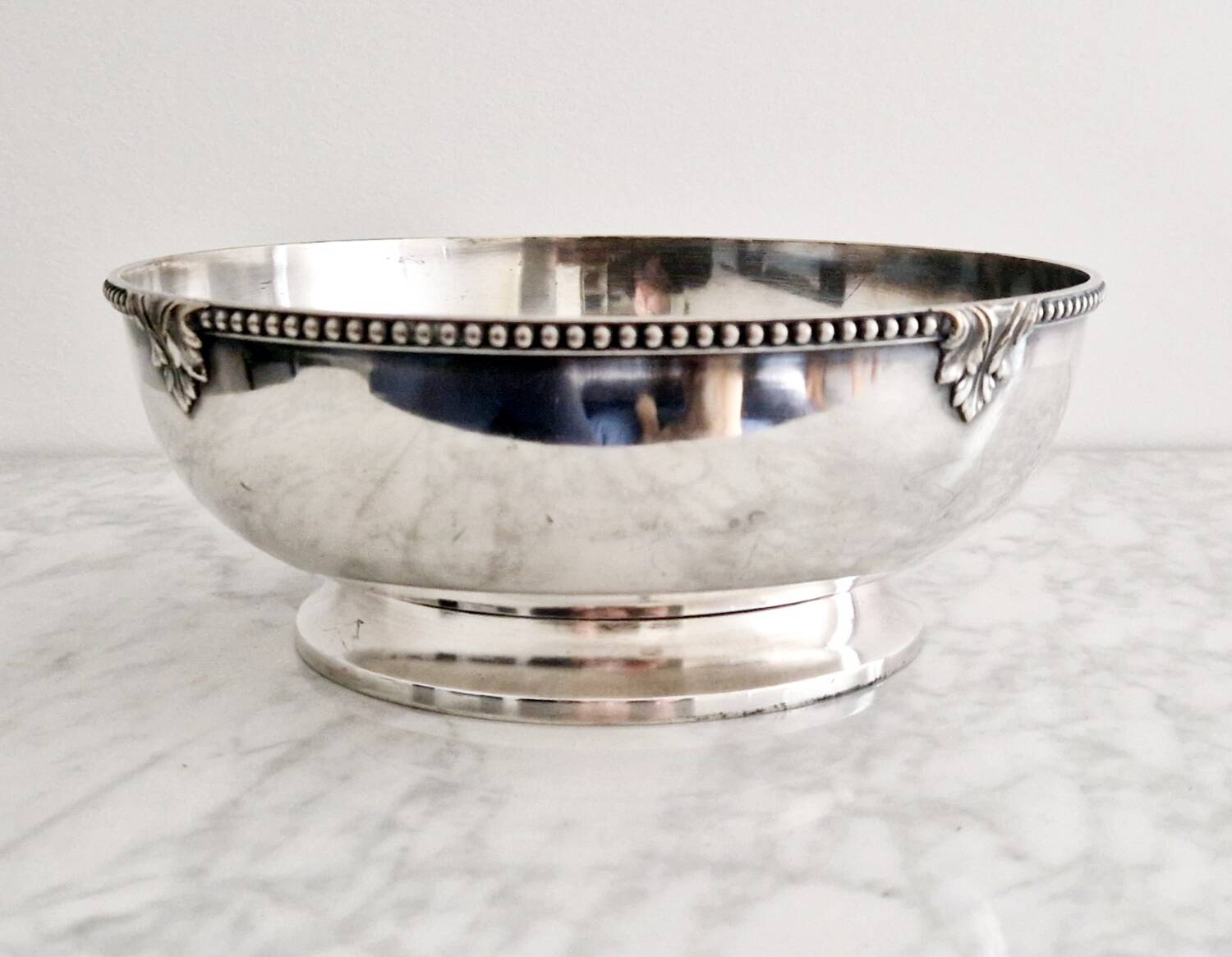 Bouillet & Bourdelle silver plated metal cup 1920