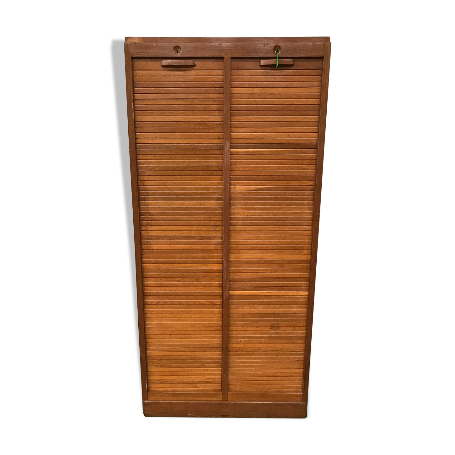 Oak notary curtain cabinet 1950