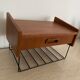 Vintage teak wall shelf