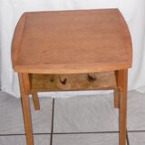 Scandinavian style in beech bedside table