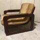 Salon 3 pieces Scandinavian "sleigh" vintage corduroy original 1960