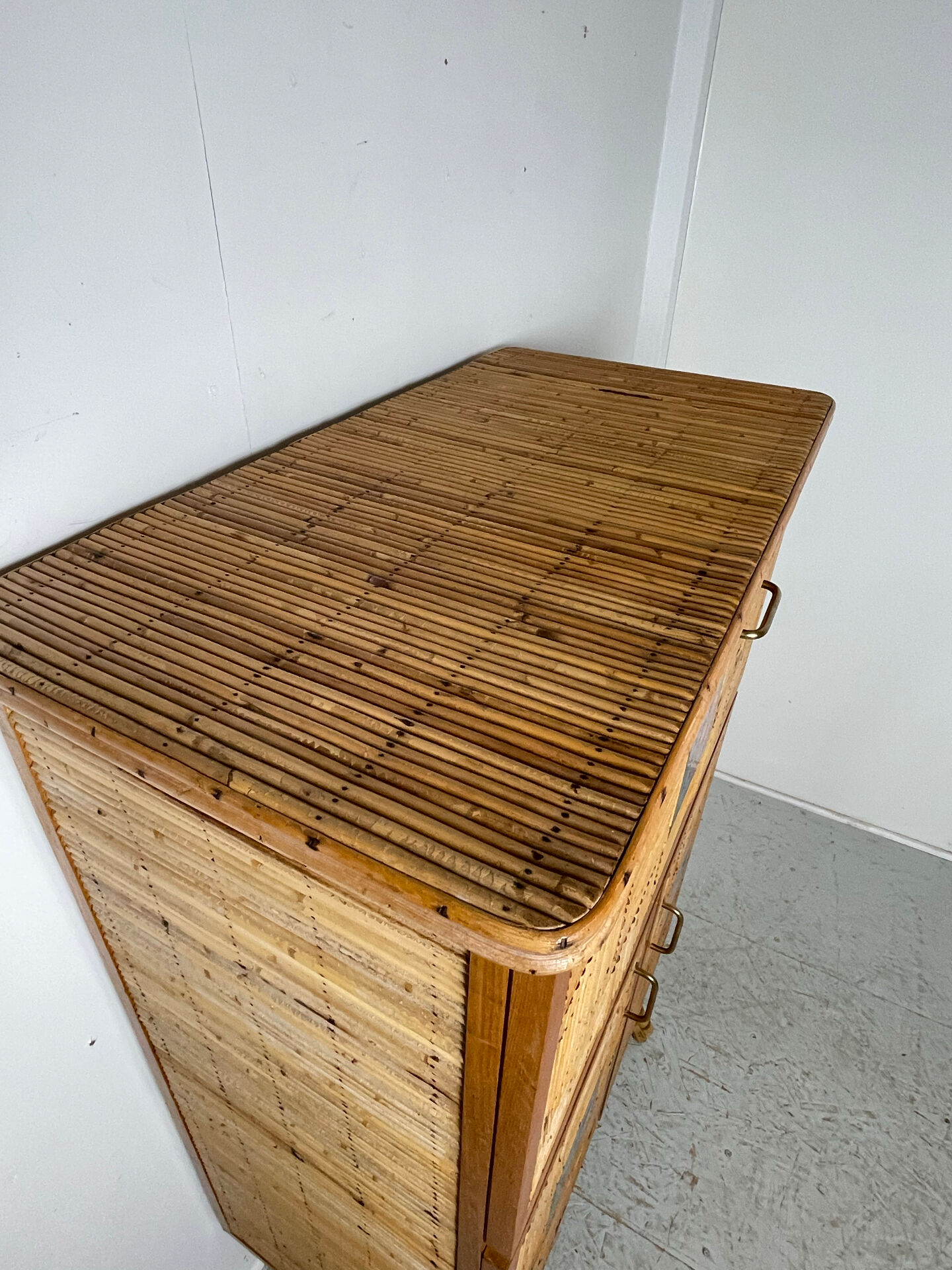 Rattan secretary from around 1950.